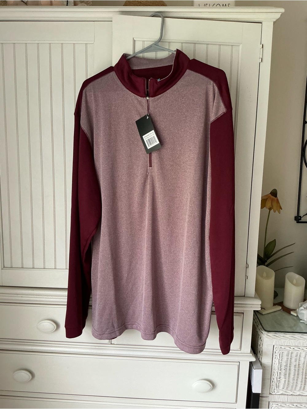 Men’s TGW Long Sleeve Quarter-Zip Golf Shirt - 2XL